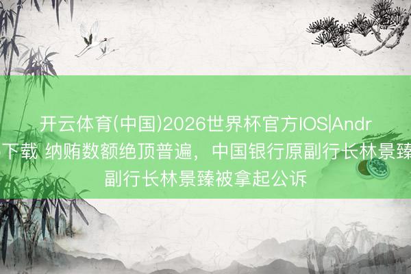 开云体育(中国)2026世界杯官方IOS|Android手机app下载 纳贿数额绝顶普遍，中国银行原副行长林景臻被拿起公诉
